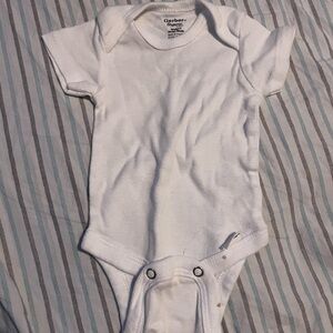 Gerber Classic White Baby Bodysuit